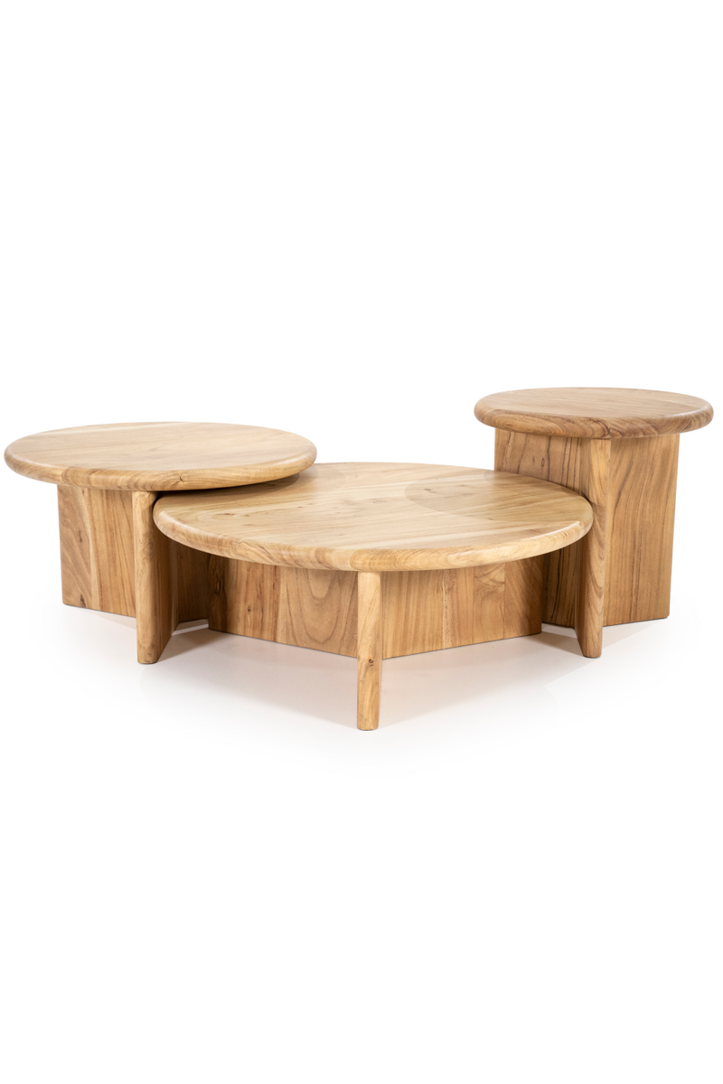 Round Wooden Coffee Table S | By-Boo Leoti | Oroatrade.com