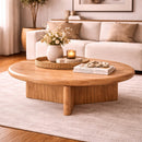Round Wooden Coffee Table M | By-Boo Leoti