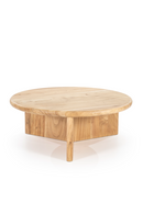 Round Wooden Coffee Table L | By-Boo Leoti | Oroatrade.com