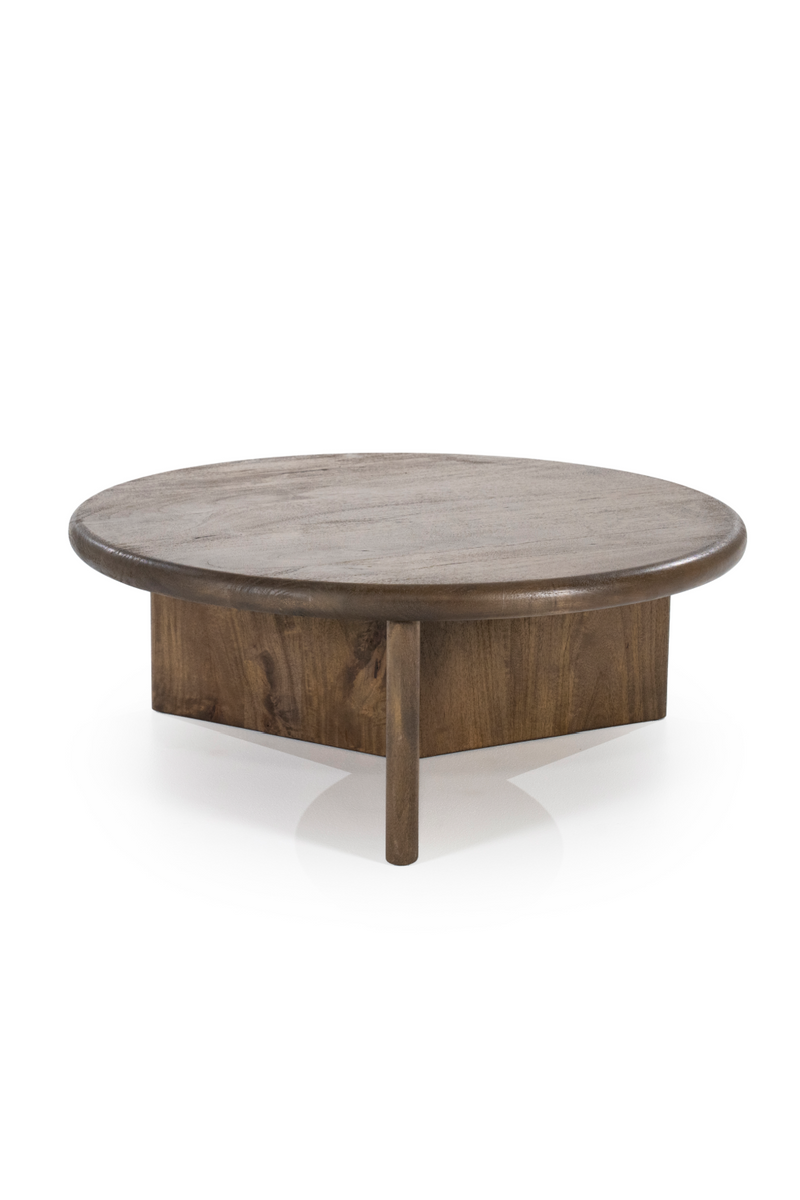 Round Wooden Coffee Table L | By-Boo Leoti | Oroatrade.com