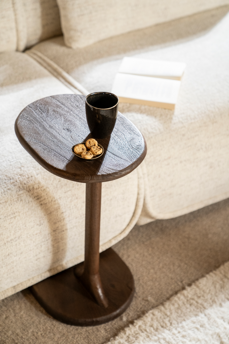 Mango Wood End Table | By-Boo Fenix | Oroatrade.com