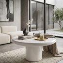 White Pedestal Coffee Table | By-Boo Frost