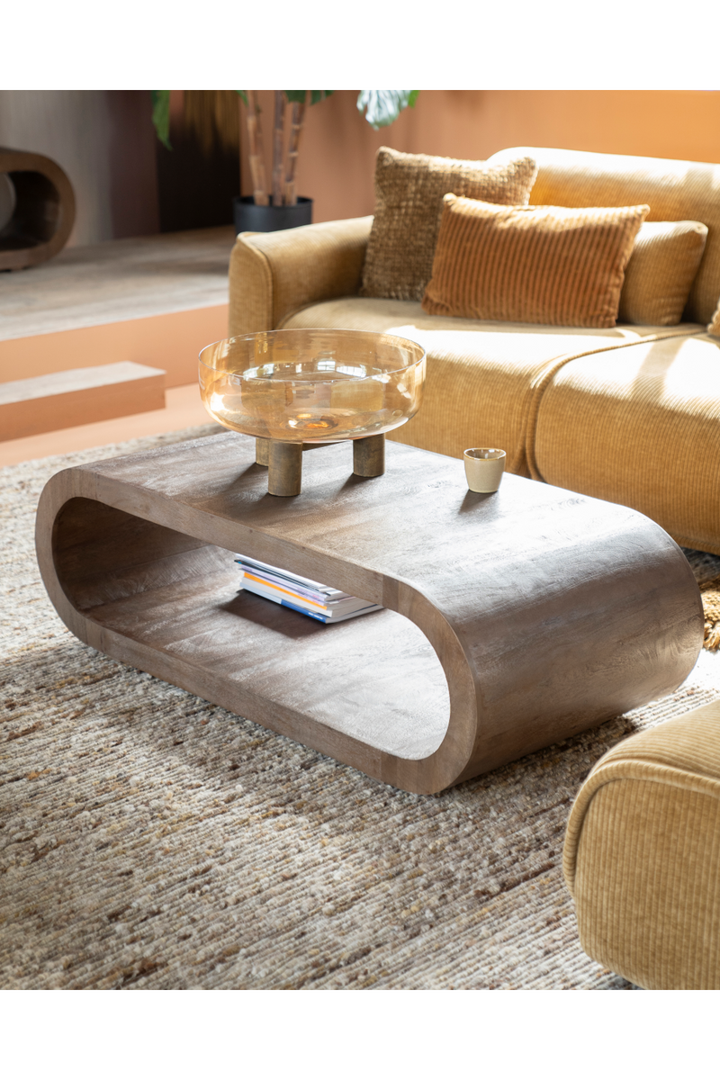 Mango Wood Oblong Coffee Table | By-Boo Elora | Oroatrade.com