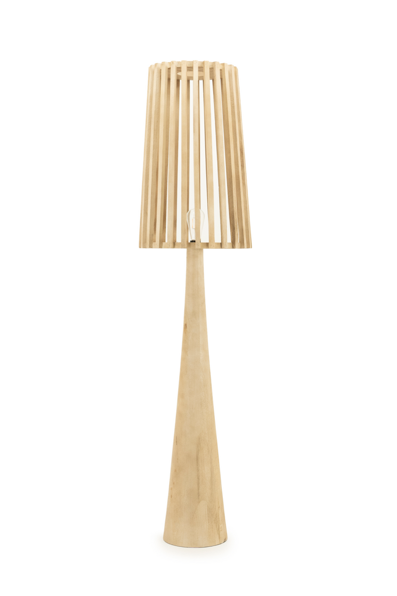 Mango Wood Floor Lamp | By-Boo Guard | Oroatrade.com