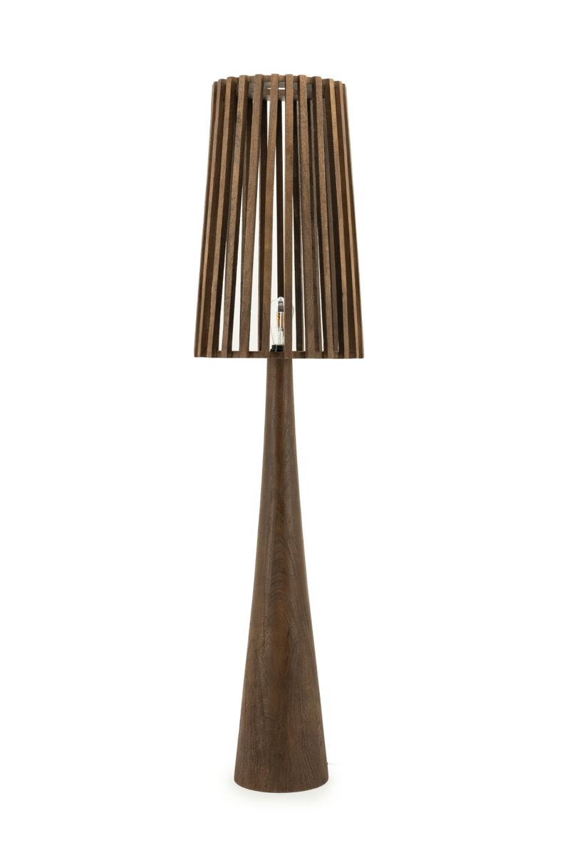 Mango Wood Floor Lamp | By-Boo Guard | Oroatrade.com