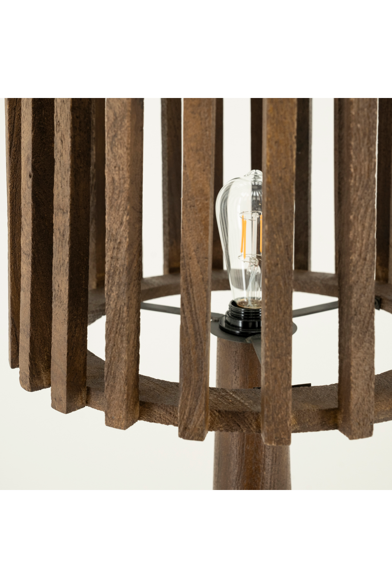 Mango Wood Floor Lamp | By-Boo Guard | Oroatrade.com