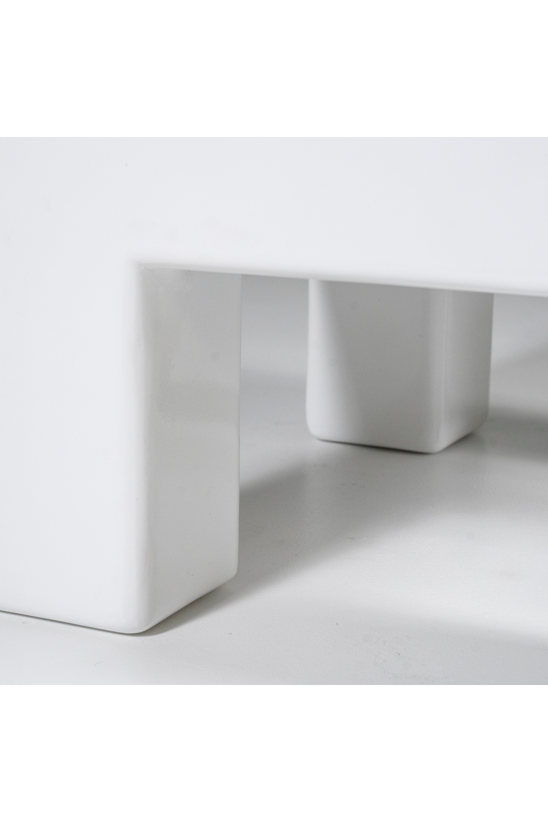 White Square Coffee Table | By-Boo Dew | Oroatrade.com