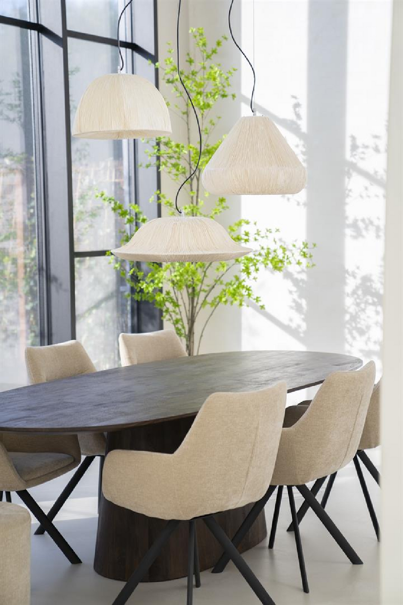 Handmade Paper Pendant Lamp | By-Boo Lokta | Oroatrade.com