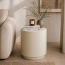 Cylindrical Iron Side Table | By-Boo Mesita