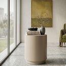 Cylindrical Iron Side Table | By-Boo Mesita