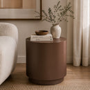 Cylindrical Iron Side Table | By-Boo Mesita
