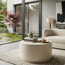 Round Iron Coffee Table | By-Boo Mesita