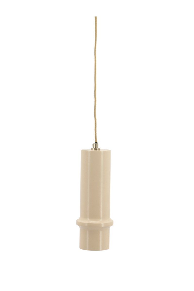 Beige Cylindrical Pendant Lamp | By-Boo Cylin | Oroatrade.com