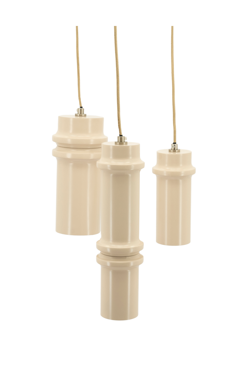 Beige Cylindrical Pendant Lamp | By-Boo Cylin | Oroatrade.com