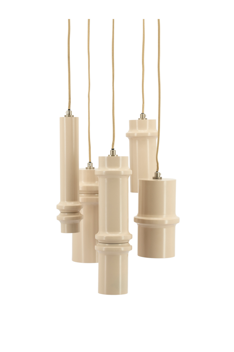 Beige Cylindrical Pendant Lamp | By-Boo Cylin | Oroatrade.com