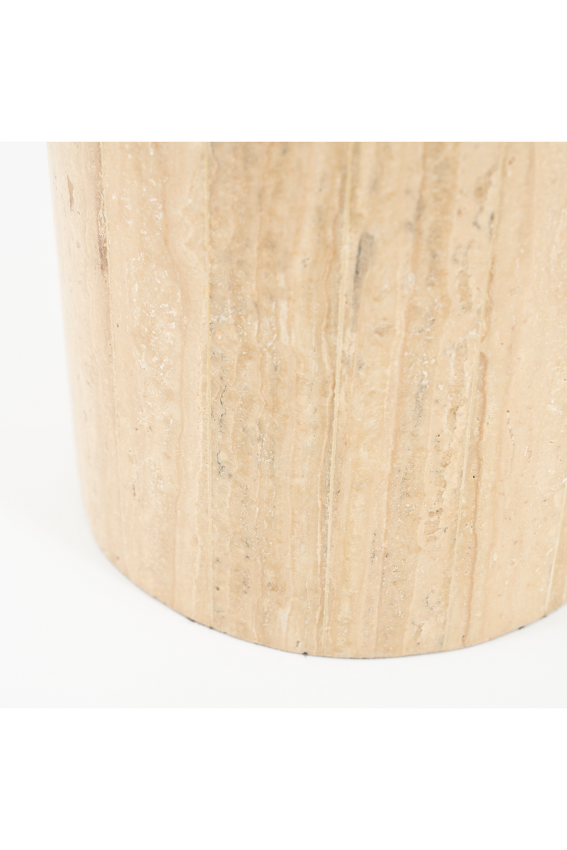 Cylindrical Travertine Table Lamp | By-Boo Amara | Oroatrade.com