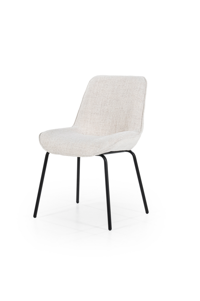 Minimalist Upholstered Dining Chairs (2) | By-Boo Base | Oroatrade.com