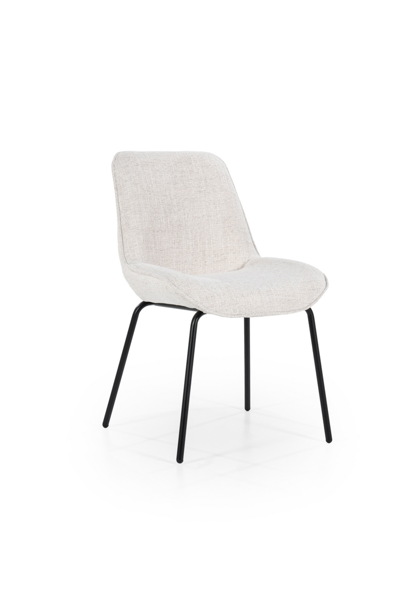 Minimalist Upholstered Dining Chairs (2) | By-Boo Base | Oroatrade.com