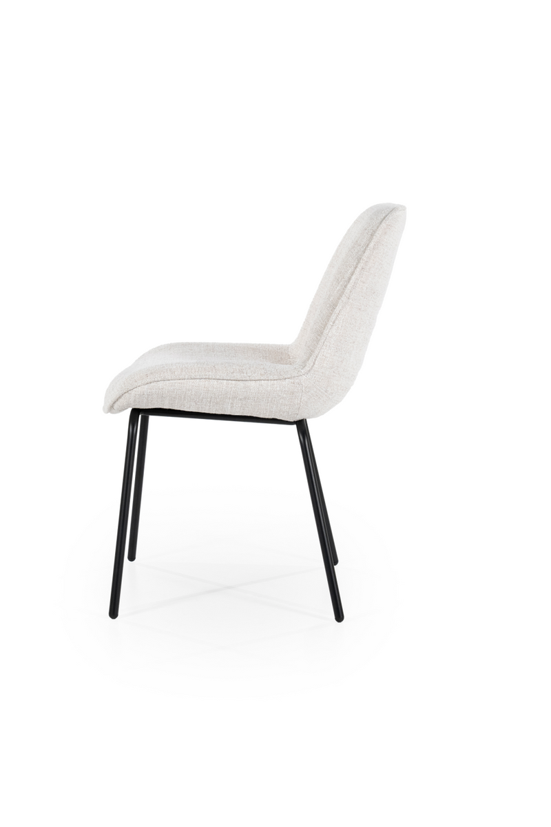 Minimalist Upholstered Dining Chairs (2) | By-Boo Base | Oroatrade.com