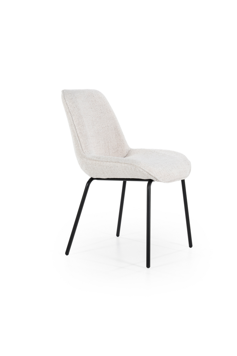 Minimalist Upholstered Dining Chairs (2) | By-Boo Base | Oroatrade.com