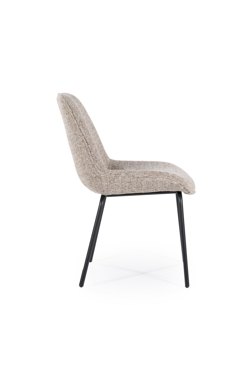 Minimalist Upholstered Dining Chairs (2) | By-Boo Base | Oroatrade.com