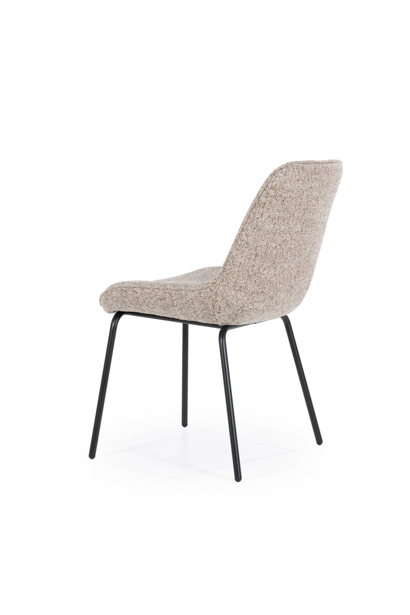 Minimalist Upholstered Dining Chairs (2) | By-Boo Base | Oroatrade.com