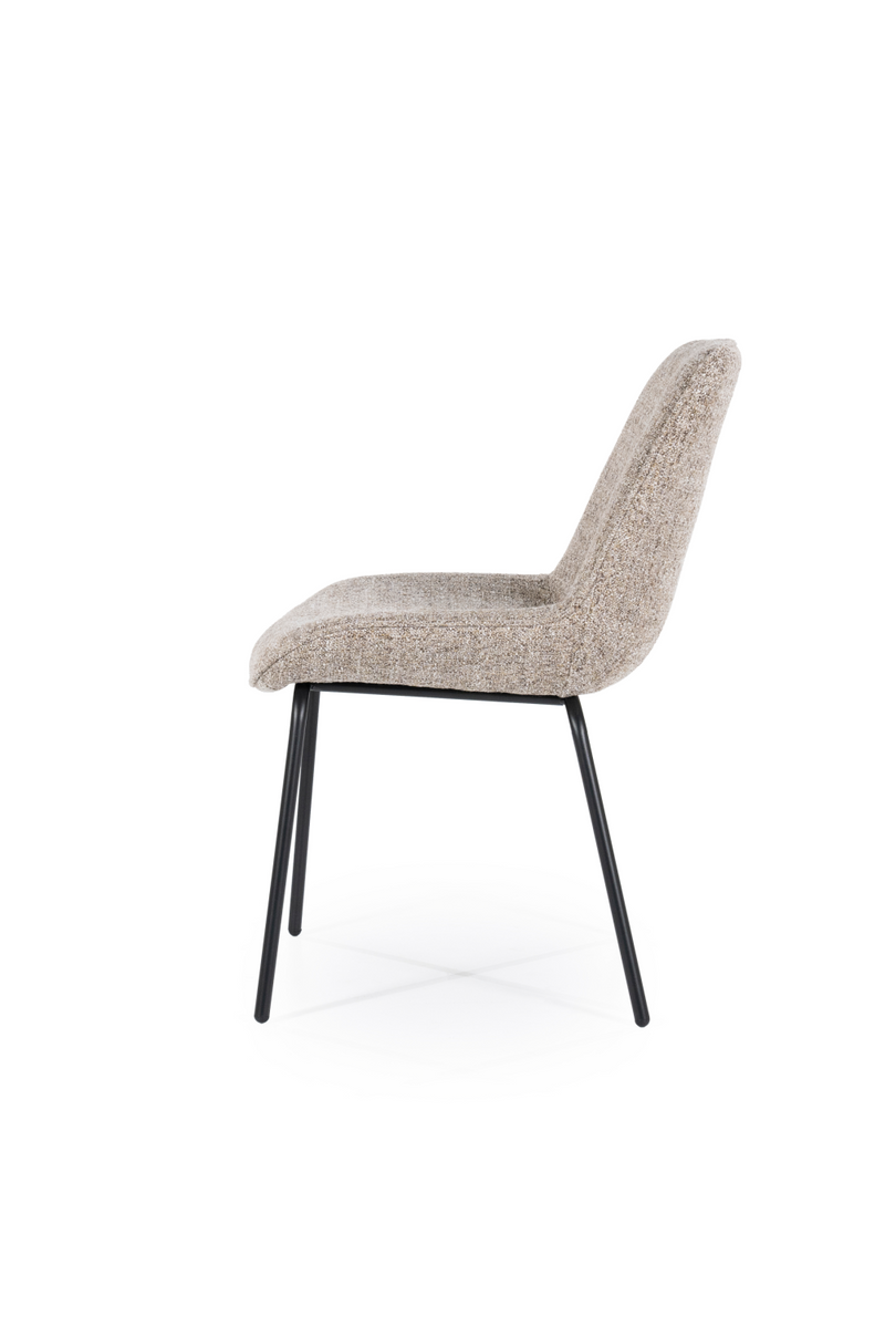 Minimalist Upholstered Dining Chairs (2) | By-Boo Base | Oroatrade.com