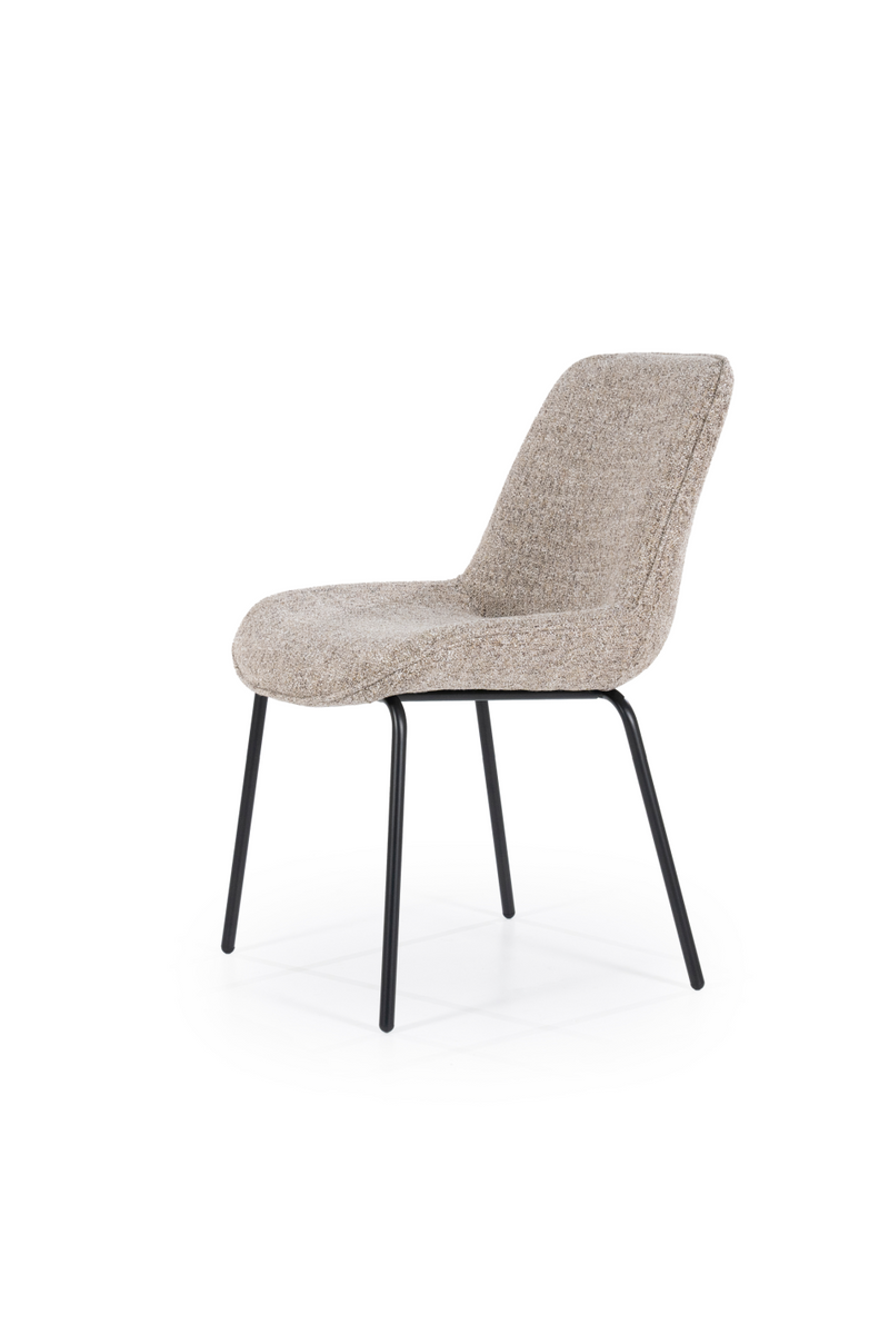 Minimalist Upholstered Dining Chairs (2) | By-Boo Base | Oroatrade.com