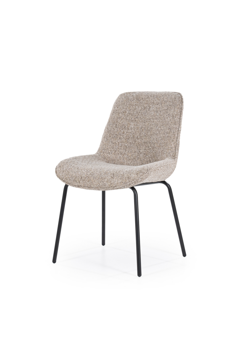 Minimalist Upholstered Dining Chairs (2) | By-Boo Base | Oroatrade.com