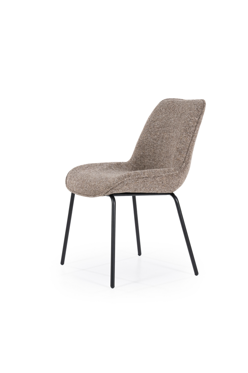 Minimalist Upholstered Dining Chairs (2) | By-Boo Base | Oroatrade.com