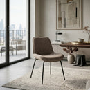 Minimalist Upholstered Dining Chairs (2) | By-Boo Base