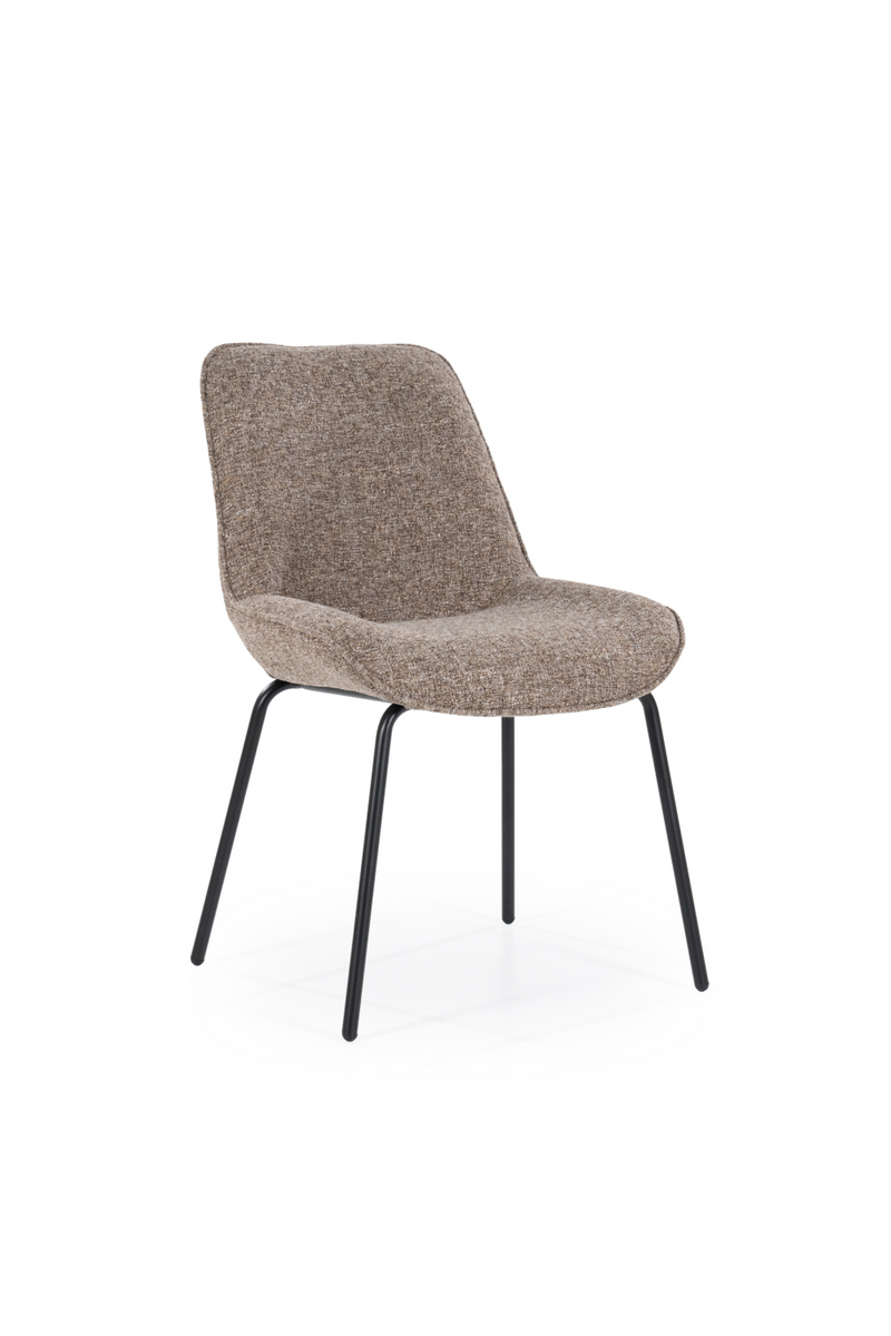 Minimalist Upholstered Dining Chairs (2) | By-Boo Base | Oroatrade.com