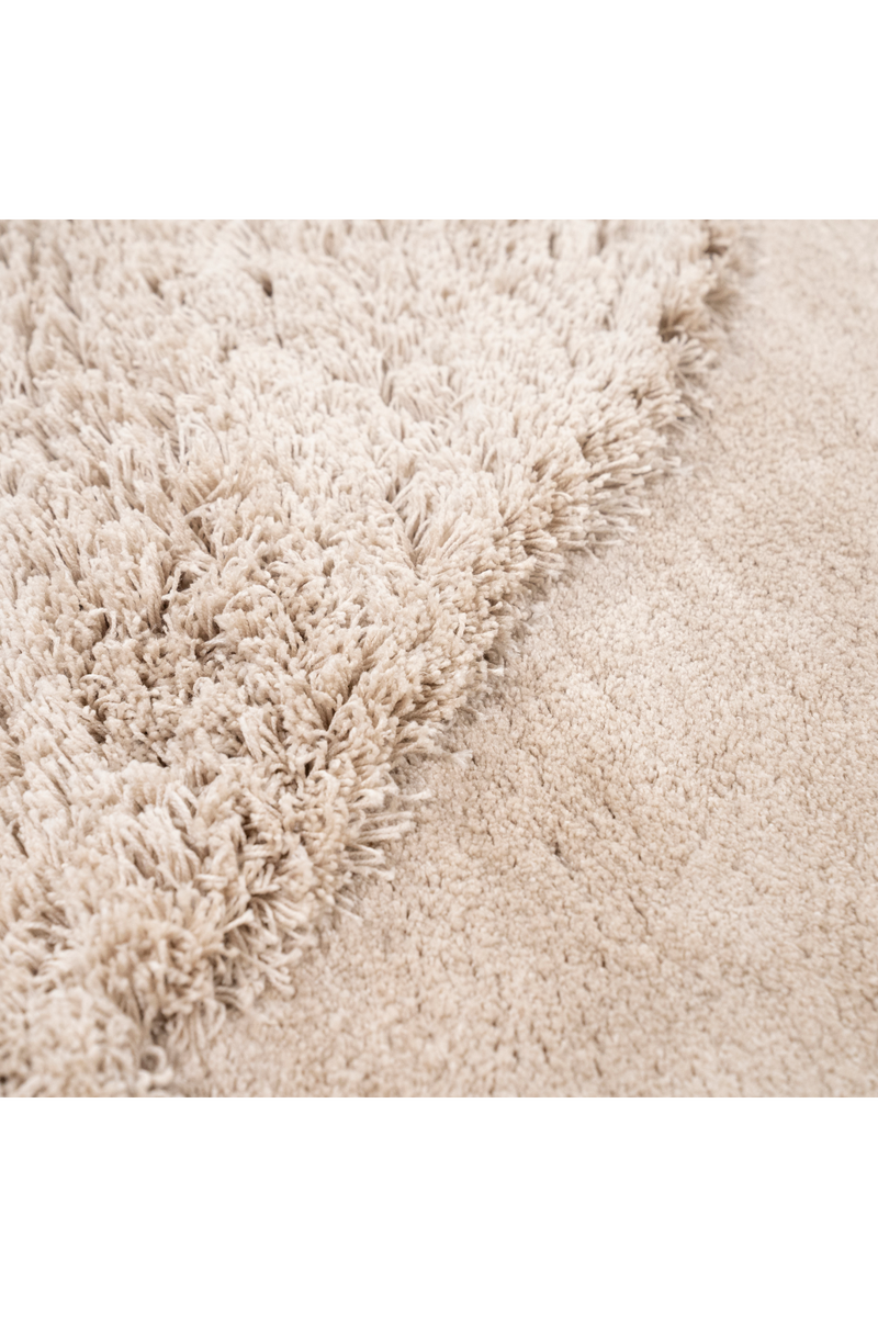 Beige Tufted Organic Carpet | By-Boo Beach | Oroatrade.com