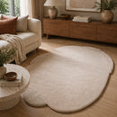 Beige Tufted Organic Rug | By-Boo Beach