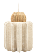 Natural Fiber Fluted Pendant Light | By-Boo Reb | Oroatrade.com