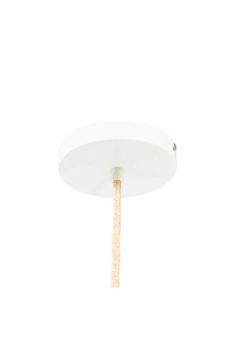 Natural Fiber Fluted Pendant Light | By-Boo Reb | Oroatrade.com