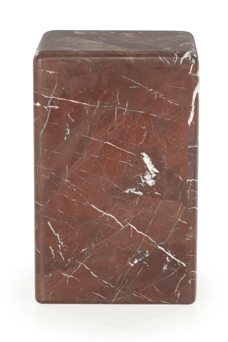 Polished Marble Square Side Table | By-Boo Dice | Oroatrade.com