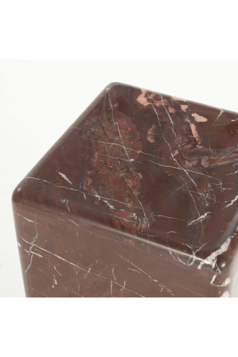 Polished Marble Square Side Table | By-Boo Dice | Oroatrade.com