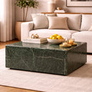 Polished Marble Square Coffee Table | By-Boo Dice