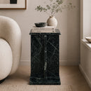 Polished Marble Side Table | By-Boo Mirage