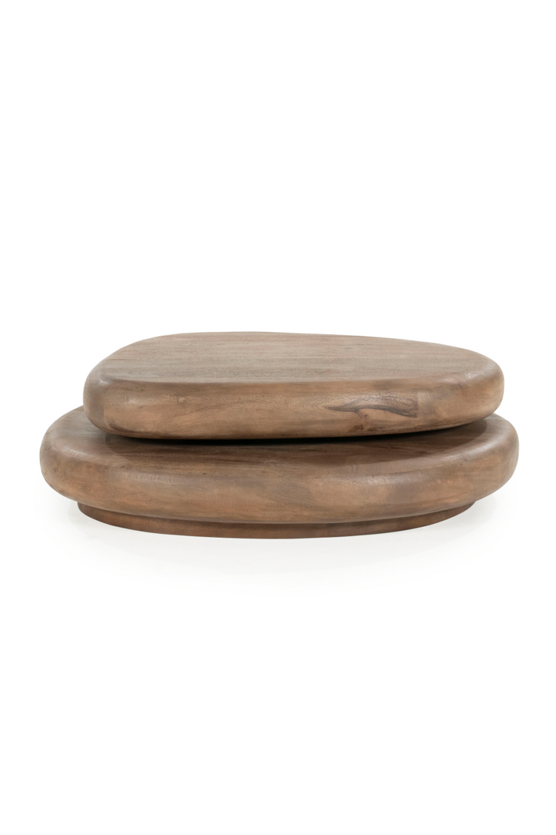 Stacked Mango Wood Coffee Table | By-Boo Kabo | Oroatrade.com