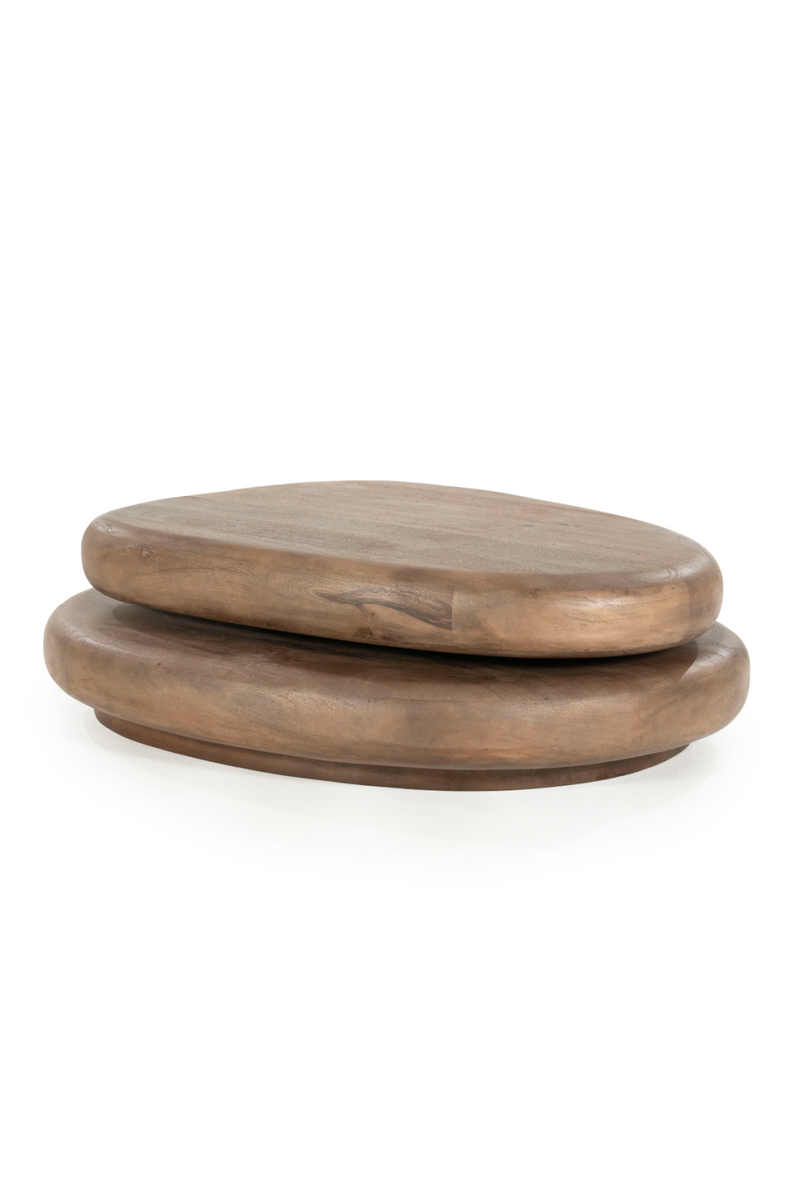 Stacked Mango Wood Coffee Table | By-Boo Kabo | Oroatrade.com