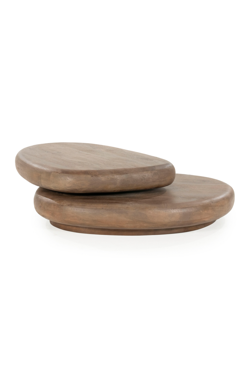 Stacked Mango Wood Coffee Table | By-Boo Kabo | Oroatrade.com