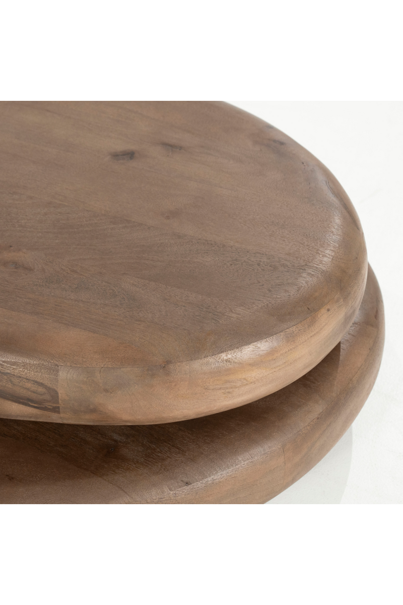 Stacked Mango Wood Coffee Table | By-Boo Kabo | Oroatrade.com