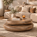 Stacked Mango Wood Coffee Table | By-Boo Kabo
