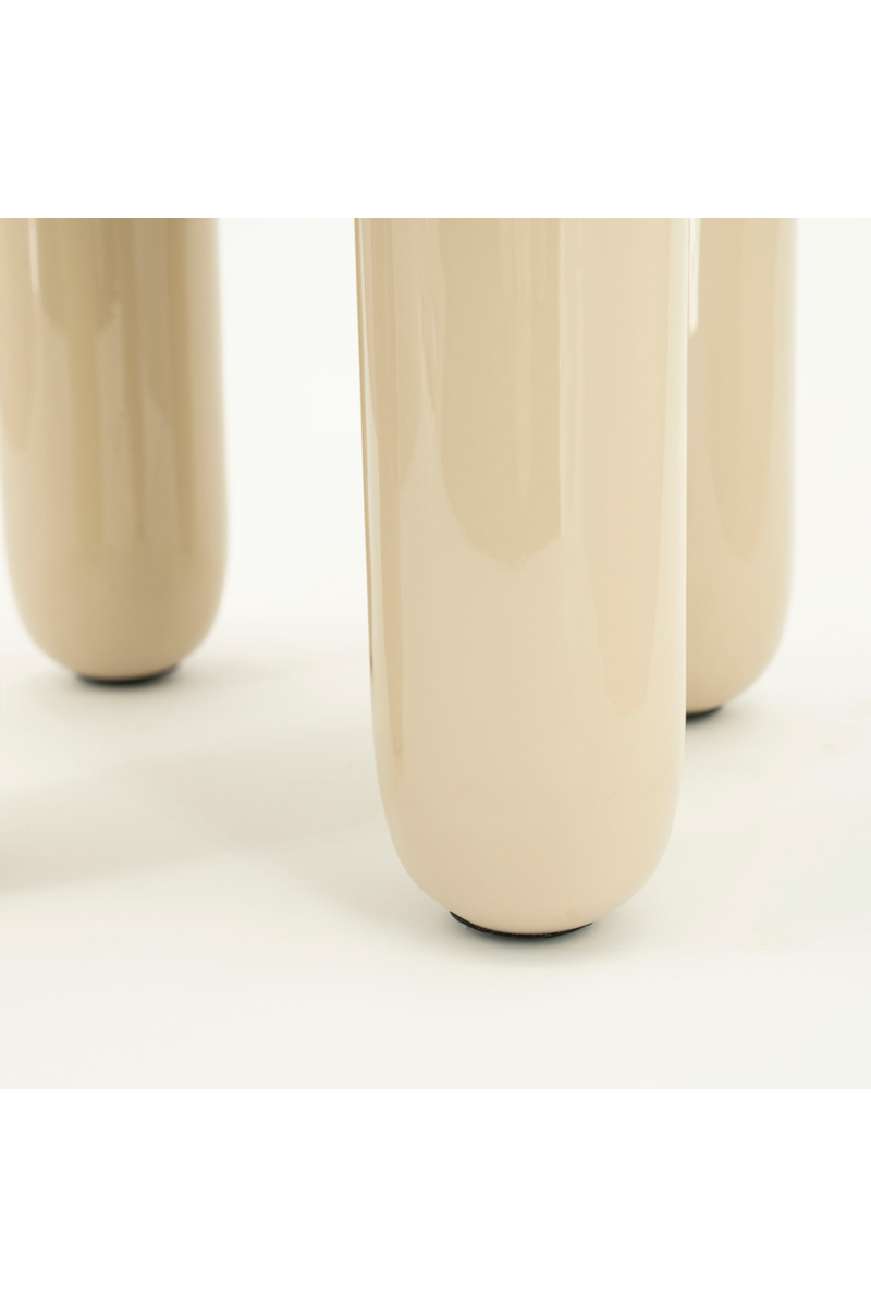 Glossy Iron Round Side Table | By-Boo Balloon | Oroatrade.com