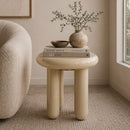Glossy Iron Round Side Table | By-Boo Balloon