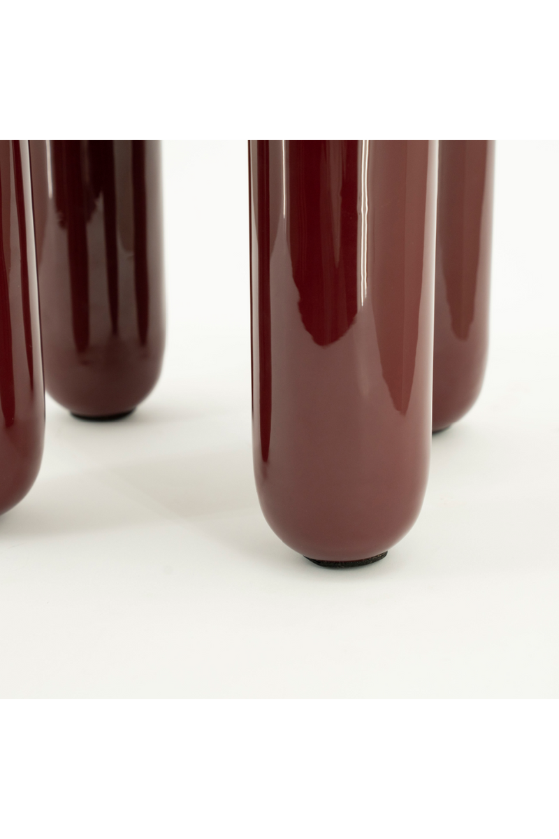 Glossy Iron Round Side Table | By-Boo Balloon | Oroatrade.com