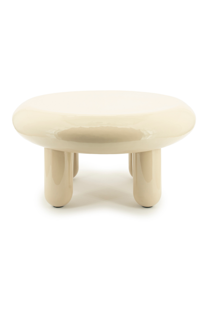 Glossy Iron Round Coffee Table | By-Boo Balloon | Oroatrade.com