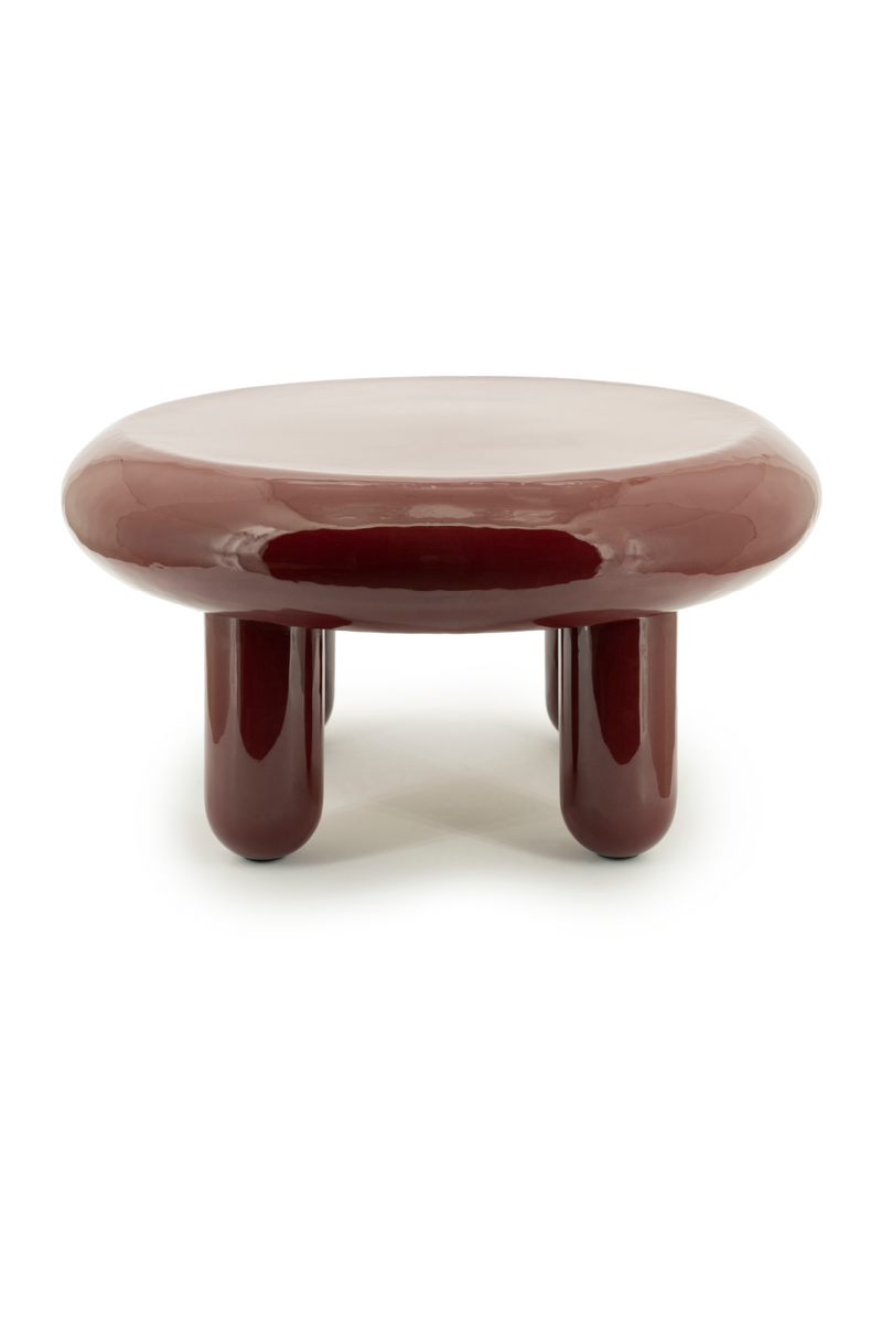 Glossy Iron Round Coffee Table | By-Boo Balloon | Oroatrade.com